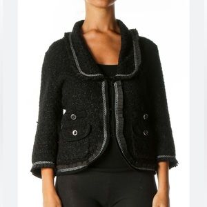 WHITE HOUSE BLACK MARKET  beautiful‎ tweed jacket